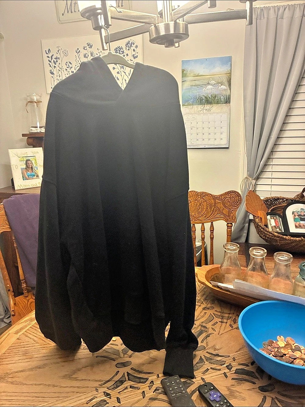 American Eagle Black Pullover Hoodie Like New